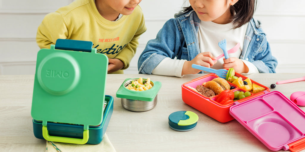  OmieBox Bento - Fiambrera con termo aislante para niños. :  Hogar y Cocina