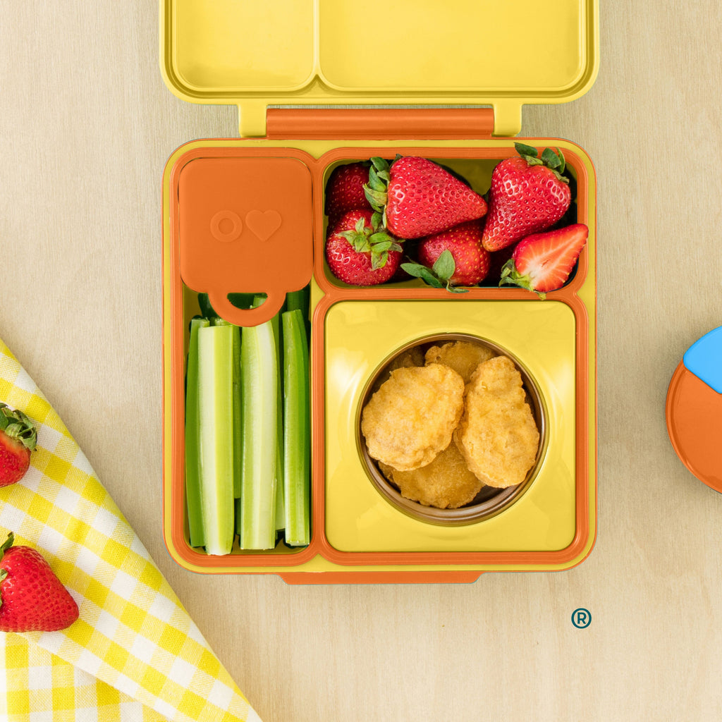 OmieBox V2  Kid utensils, Bento box kids, Food safe silicone